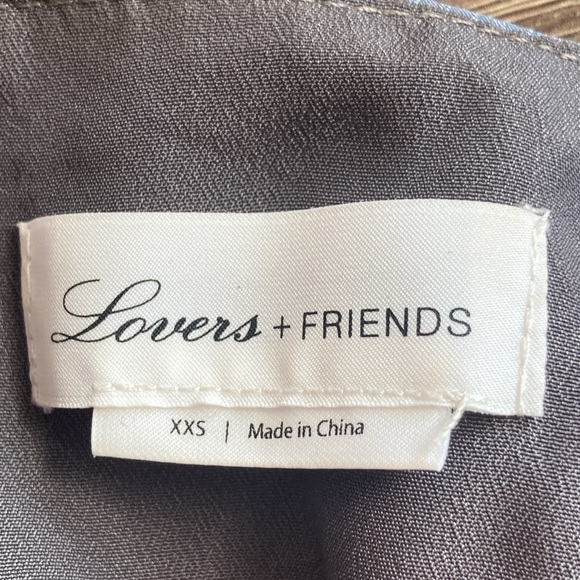 EUC Lovers + Friends Gia Mini Slate Blue Dress XXS - Picture 4 of 11